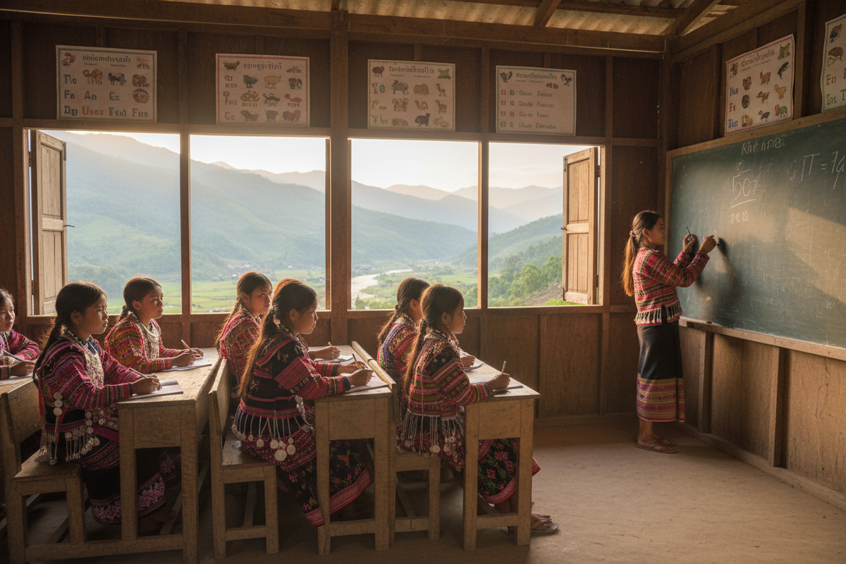 Lao ethnic minority girls education